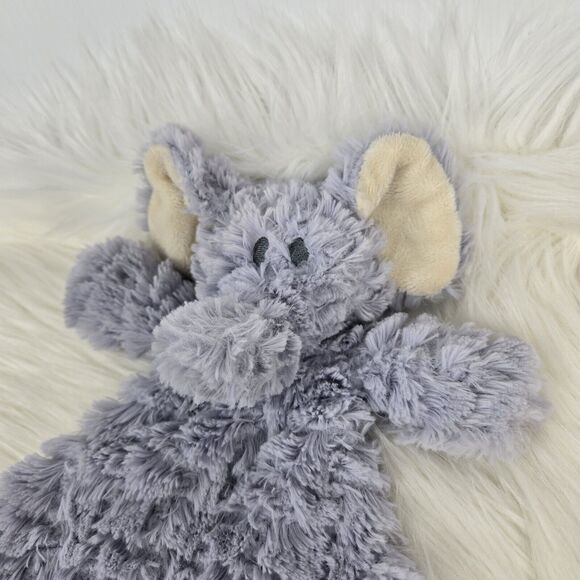 Demdaco Nat & Jules Ellery Elephant Lovey Security Blanket Rattle 14" - Picture 4 of 9